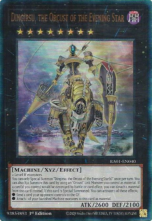 Dingirsu, the Orcust of the Evening Star [RA01-EN040] Prismatic Ultimate Rare | Gear Gaming Bentonville