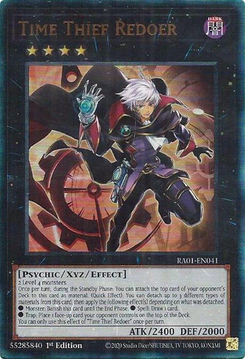 Time Thief Redoer [RA01-EN041] Prismatic Ultimate Rare | Gear Gaming Bentonville