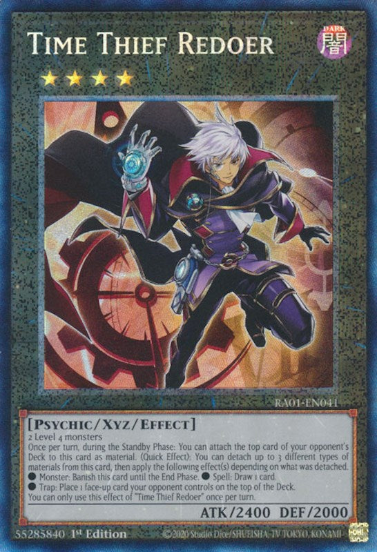 Time Thief Redoer [RA01-EN041] Prismatic Collector's Rare | Gear Gaming Bentonville