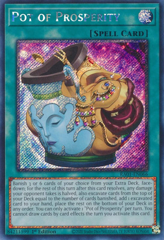 Pot of Prosperity [RA01-EN066] Platinum Secret Rare | Gear Gaming Bentonville