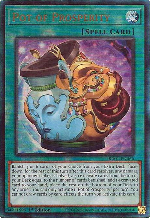 Pot of Prosperity [RA01-EN066] Prismatic Ultimate Rare | Gear Gaming Bentonville