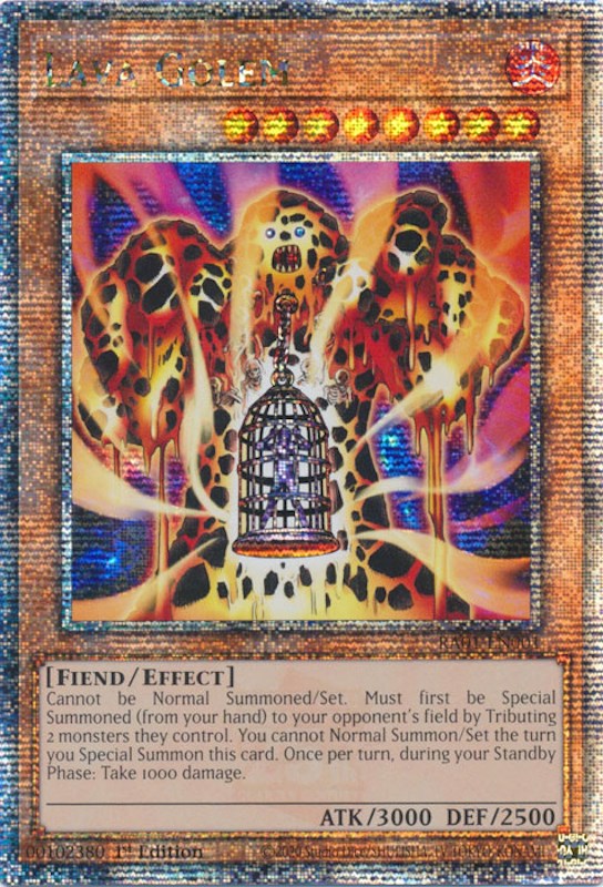 Lava Golem [RA01-EN001] Quarter Century Secret Rare | Gear Gaming Bentonville