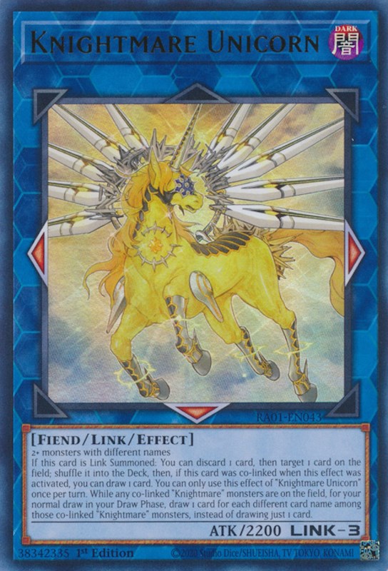 Knightmare Unicorn [RA01-EN043] Ultra Rare | Gear Gaming Bentonville