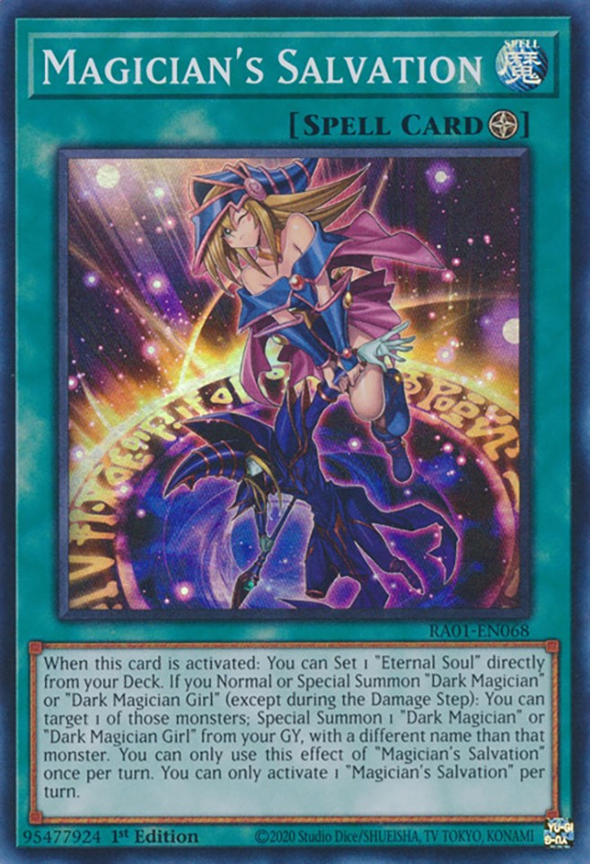 Magician's Salvation [RA01-EN068] Super Rare | Gear Gaming Bentonville