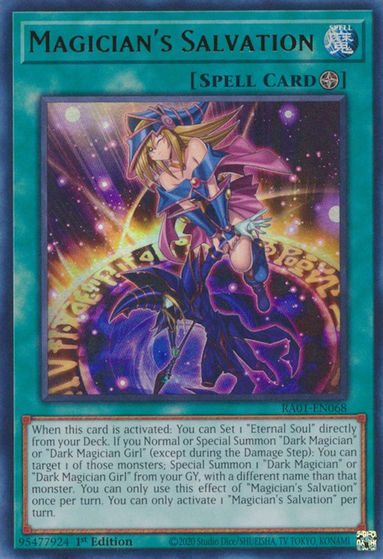 Magician's Salvation [RA01-EN068] Ultra Rare | Gear Gaming Bentonville