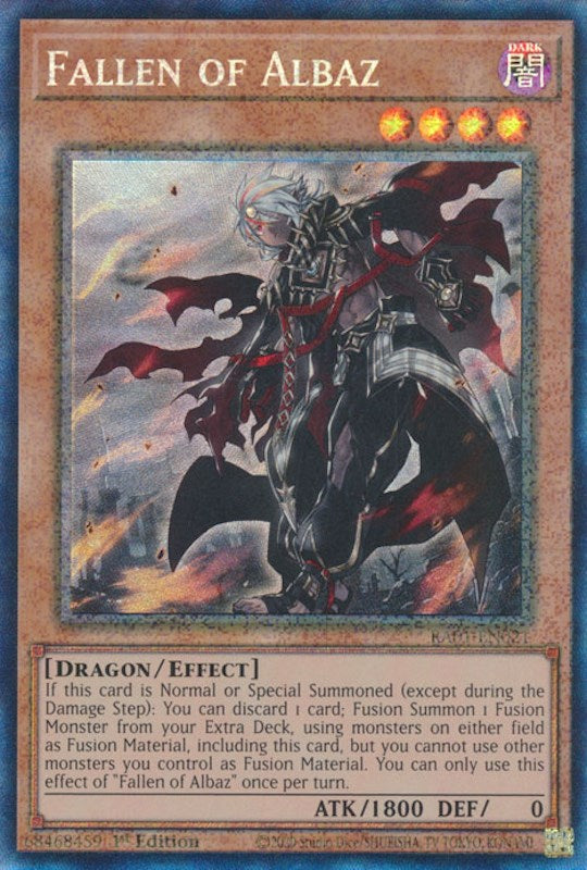 Fallen of Albaz [RA01-EN021] Prismatic Collector's Rare | Gear Gaming Bentonville
