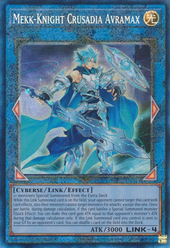 Mekk-Knight Crusadia Avramax [RA01-EN044] Prismatic Collector's Rare | Gear Gaming Bentonville