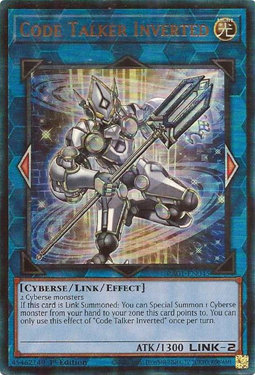 Code Talker Inverted [RA01-EN045] Prismatic Ultimate Rare | Gear Gaming Bentonville