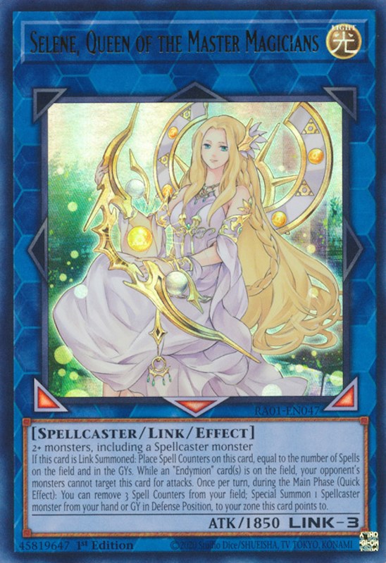 Selene, Queen of the Master Magicians [RA01-EN047] Ultra Rare | Gear Gaming Bentonville