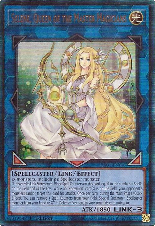 Selene, Queen of the Master Magicians [RA01-EN047] Prismatic Ultimate Rare | Gear Gaming Bentonville