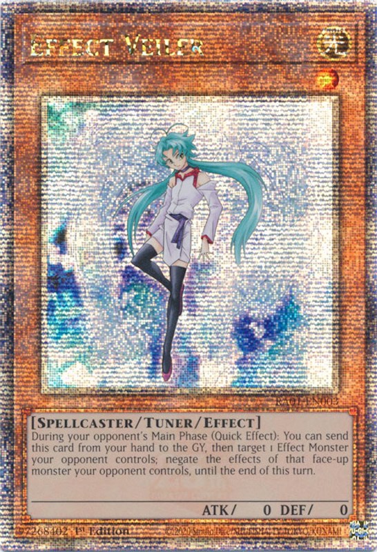 Effect Veiler [RA01-EN003] Quarter Century Secret Rare | Gear Gaming Bentonville
