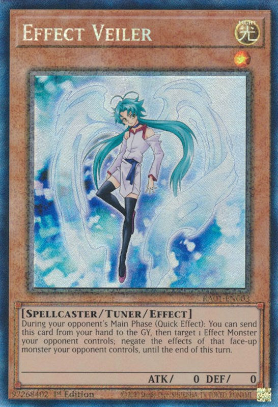 Effect Veiler [RA01-EN003] Prismatic Collector's Rare | Gear Gaming Bentonville