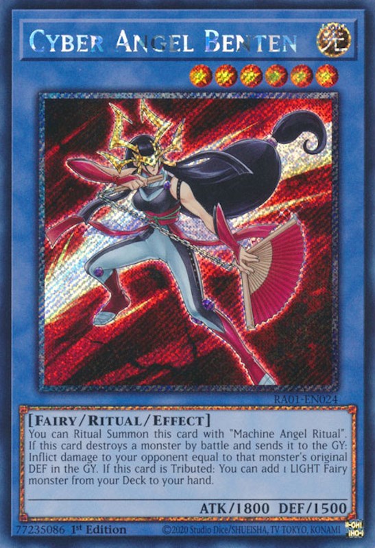 Cyber Angel Benten [RA01-EN024] Platinum Secret Rare | Gear Gaming Bentonville