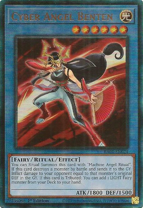 Cyber Angel Benten [RA01-EN024] Prismatic Ultimate Rare | Gear Gaming Bentonville