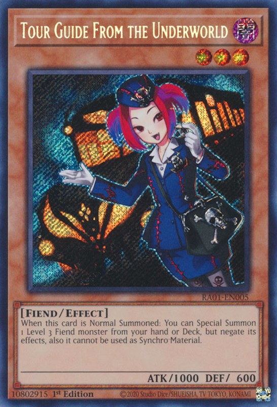 Tour Guide From the Underworld [RA01-EN005] Secret Rare | Gear Gaming Bentonville