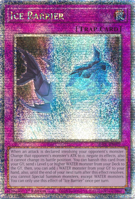 Ice Barrier [RA01-EN071] Quarter Century Secret Rare | Gear Gaming Bentonville