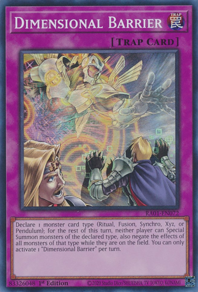Dimensional Barrier [RA01-EN072] Super Rare | Gear Gaming Bentonville