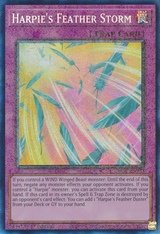 Harpie's Feather Storm [RA01-EN073] Prismatic Collector's Rare | Gear Gaming Bentonville