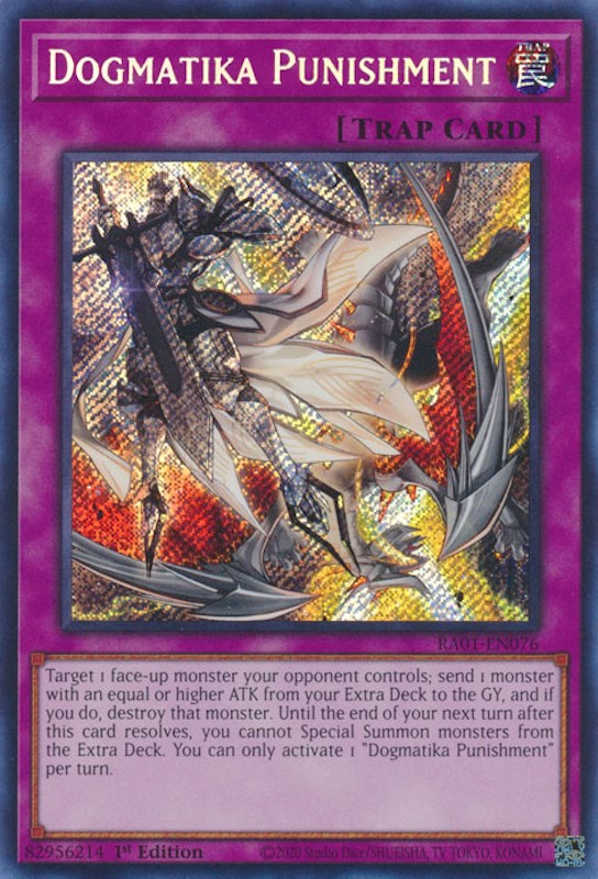 Dogmatika Punishment [RA01-EN076] Secret Rare | Gear Gaming Bentonville