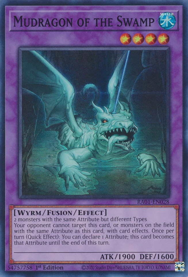 Mudragon of the Swamp [RA01-EN028] Super Rare | Gear Gaming Bentonville