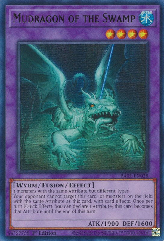 Mudragon of the Swamp [RA01-EN028] Ultra Rare | Gear Gaming Bentonville