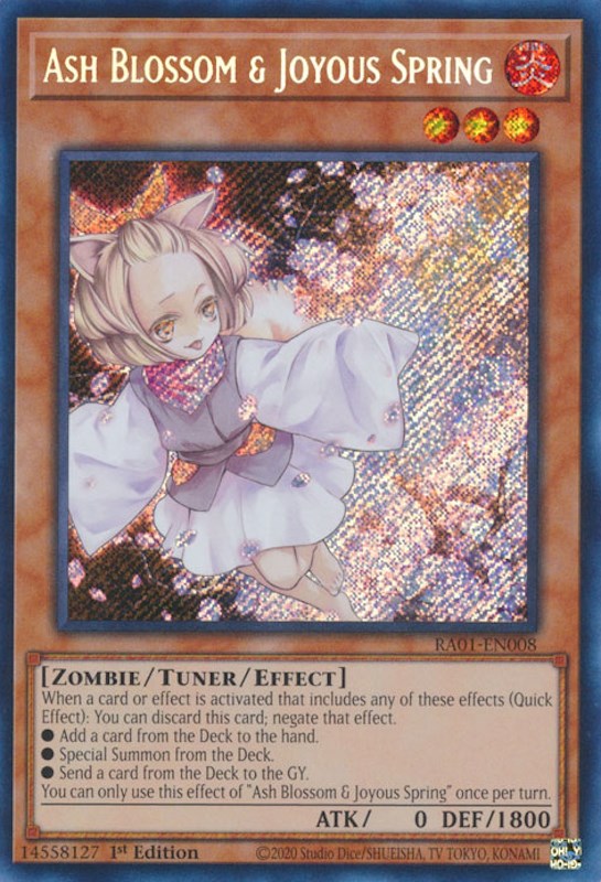 Ash Blossom & Joyous Spring [RA01-EN008] Secret Rare | Gear Gaming Bentonville