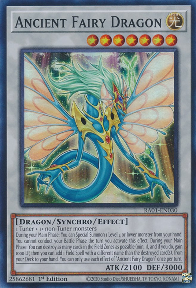 Ancient Fairy Dragon [RA01-EN030] Super Rare | Gear Gaming Bentonville