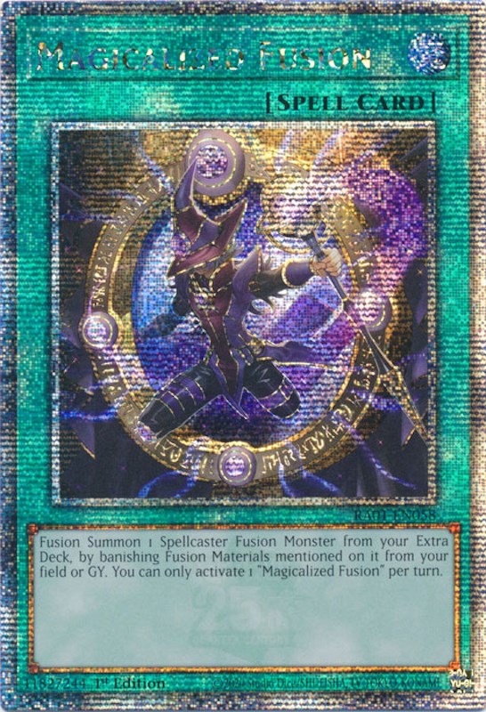 Magicalized Fusion [RA01-EN058] Quarter Century Secret Rare | Gear Gaming Bentonville