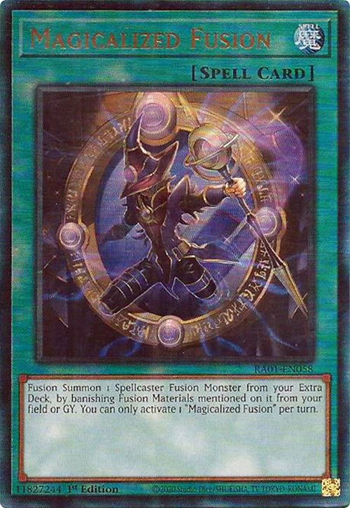 Magicalized Fusion [RA01-EN058] Prismatic Ultimate Rare | Gear Gaming Bentonville