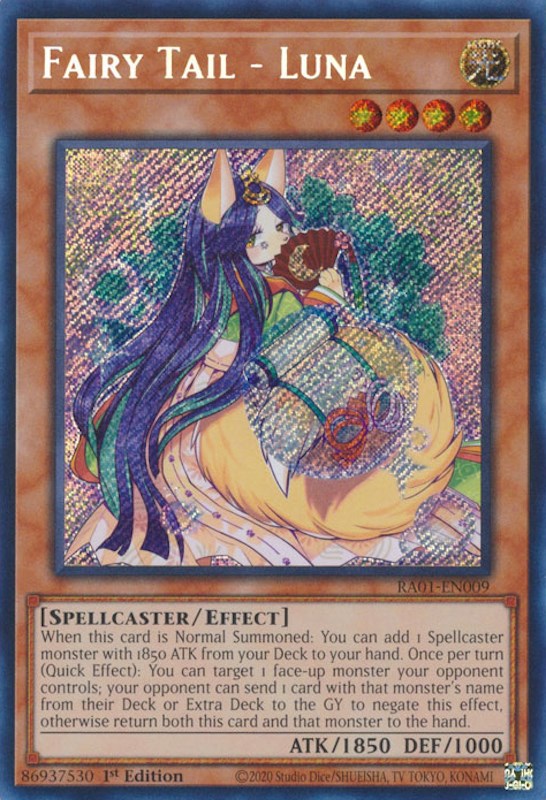 Fairy Tail - Luna [RA01-EN009] Secret Rare | Gear Gaming Bentonville