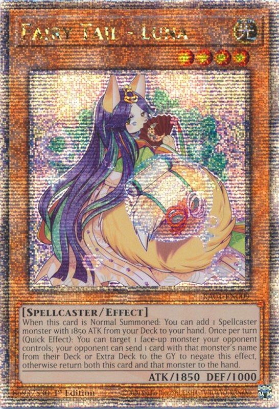 Fairy Tail - Luna [RA01-EN009] Quarter Century Secret Rare | Gear Gaming Bentonville