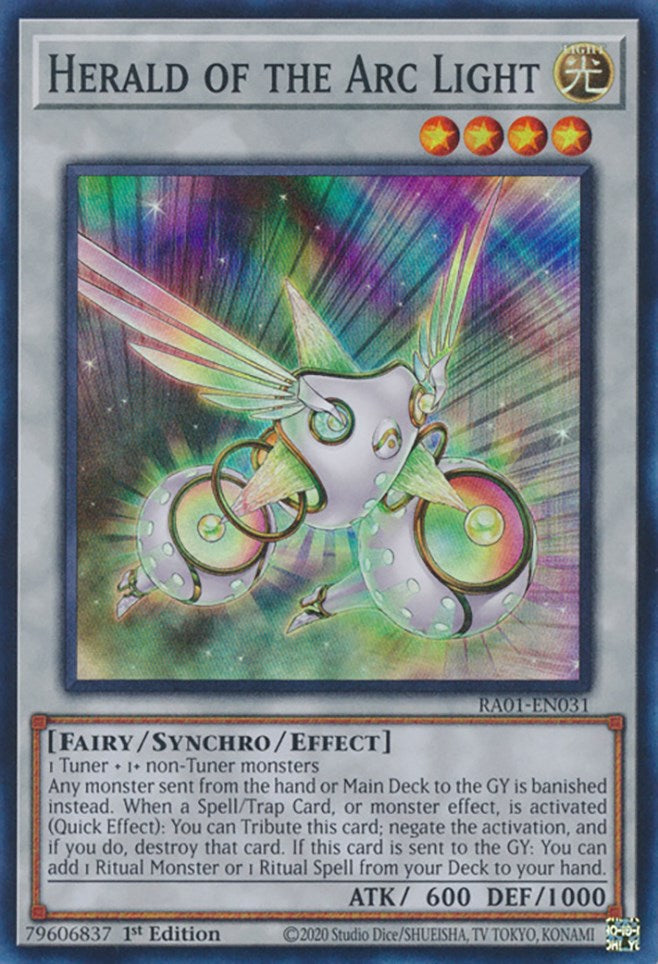 Herald of the Arc Light [RA01-EN031] Super Rare | Gear Gaming Bentonville