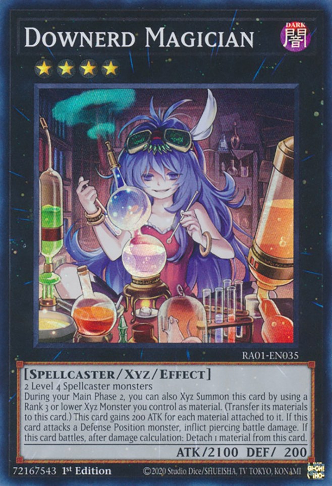 Downerd Magician [RA01-EN035] Super Rare | Gear Gaming Bentonville