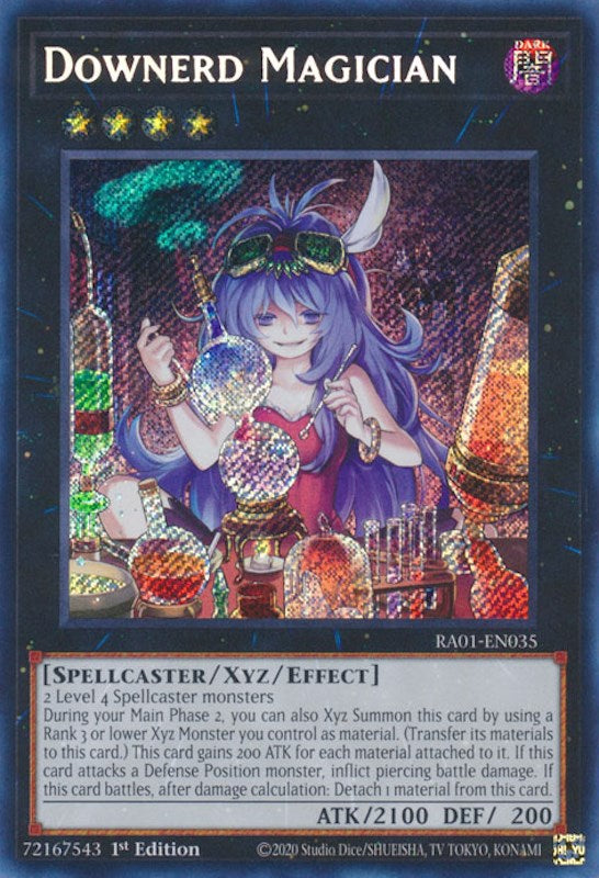 Downerd Magician [RA01-EN035] Secret Rare | Gear Gaming Bentonville