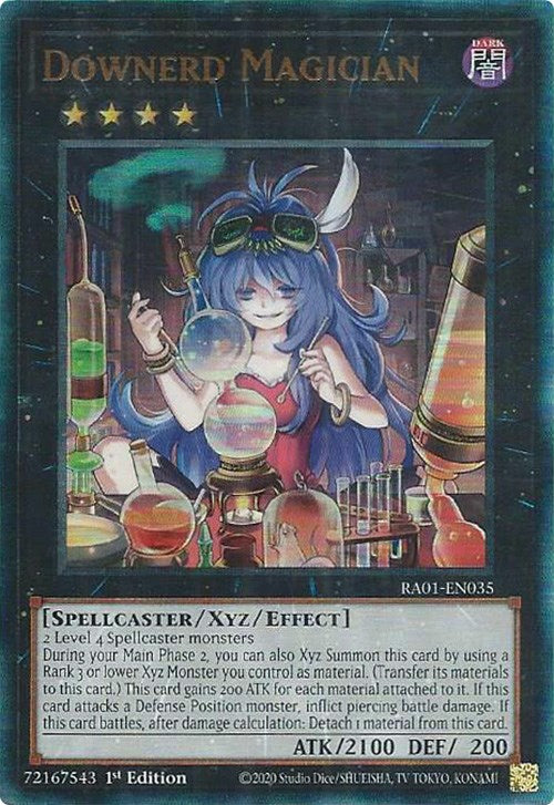 Downerd Magician [RA01-EN035] Prismatic Ultimate Rare | Gear Gaming Bentonville