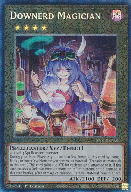 Downerd Magician [RA01-EN035] Prismatic Collector's Rare | Gear Gaming Bentonville