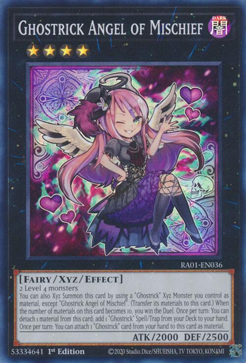 Ghostrick Angel of Mischief [RA01-EN036] Super Rare | Gear Gaming Bentonville