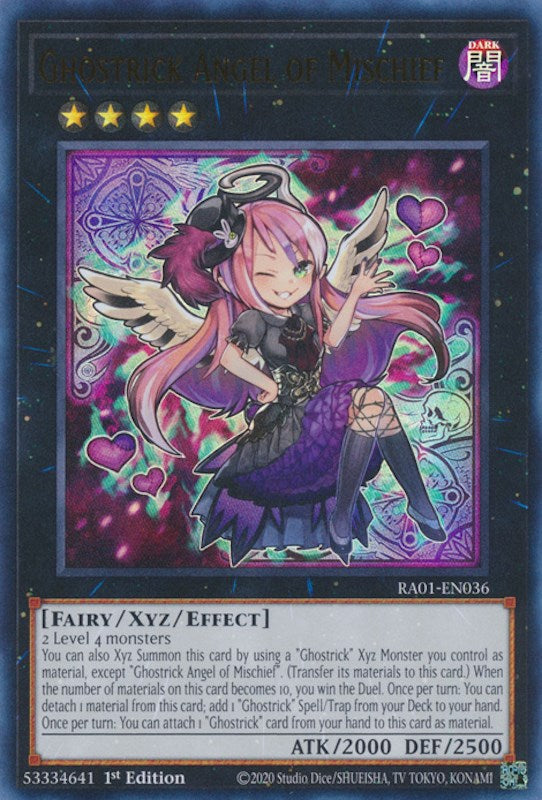 Ghostrick Angel of Mischief [RA01-EN036] Ultra Rare | Gear Gaming Bentonville