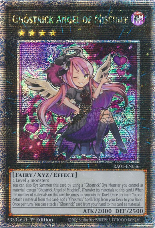 Ghostrick Angel of Mischief [RA01-EN036] Quarter Century Secret Rare | Gear Gaming Bentonville