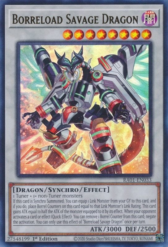 Borreload Savage Dragon [RA01-EN033] Ultra Rare | Gear Gaming Bentonville