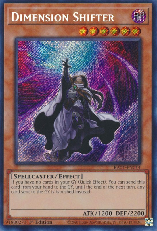 Dimension Shifter [RA01-EN014] Secret Rare | Gear Gaming Bentonville
