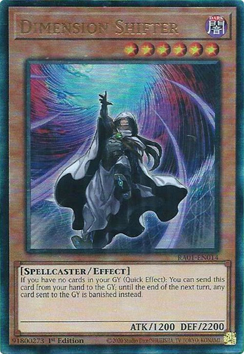 Dimension Shifter [RA01-EN014] Prismatic Ultimate Rare | Gear Gaming Bentonville