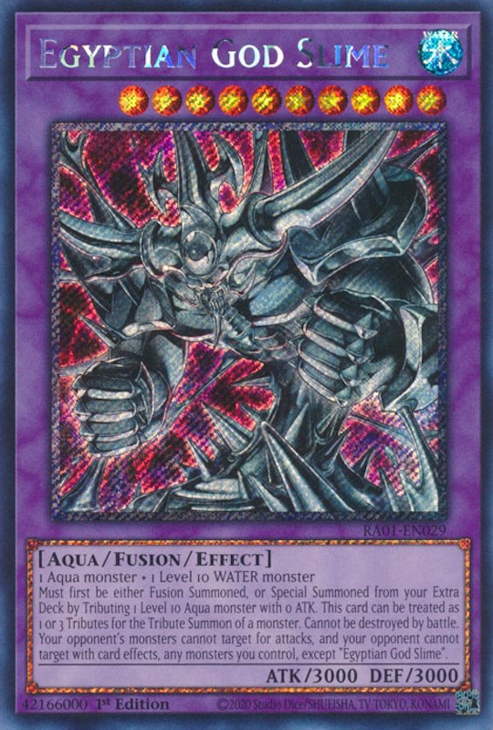 Egyptian God Slime [RA01-EN029] Platinum Secret Rare | Gear Gaming Bentonville