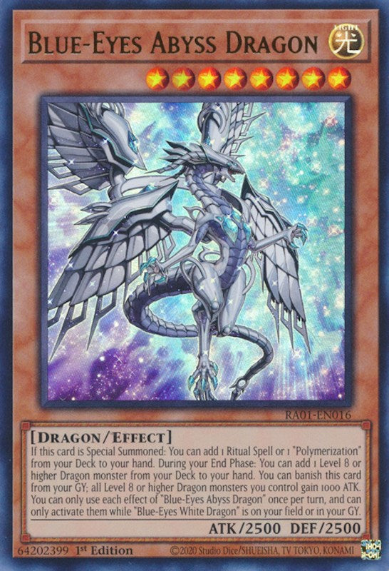 Blue-Eyes Abyss Dragon [RA01-EN016] Ultra Rare | Gear Gaming Bentonville