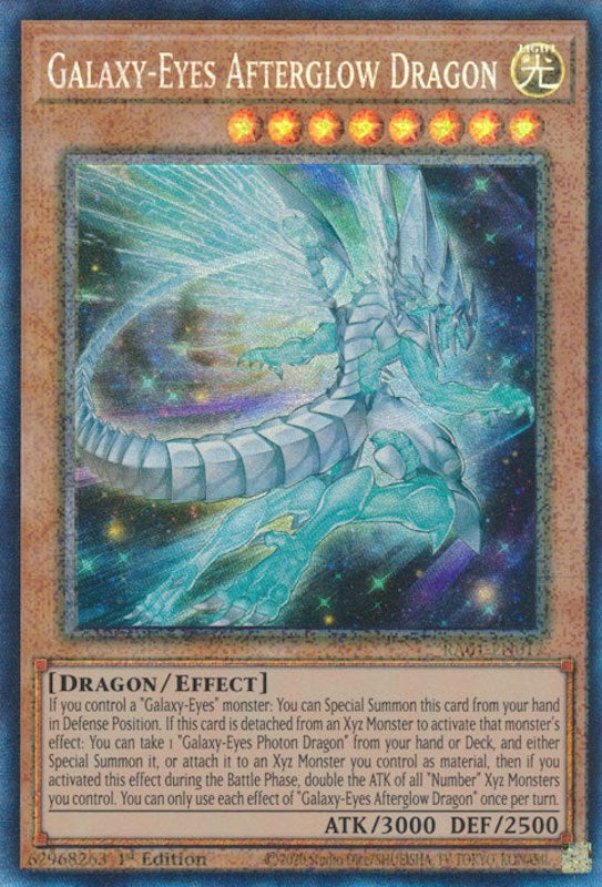 Galaxy-Eyes Afterglow Dragon [RA01-EN017] Prismatic Collector's Rare | Gear Gaming Bentonville