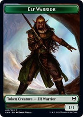 Elf Warrior // Tibalt, Cosmic Impostor Emblem Double-Sided Token [Kaldheim Tokens] | Gear Gaming Bentonville