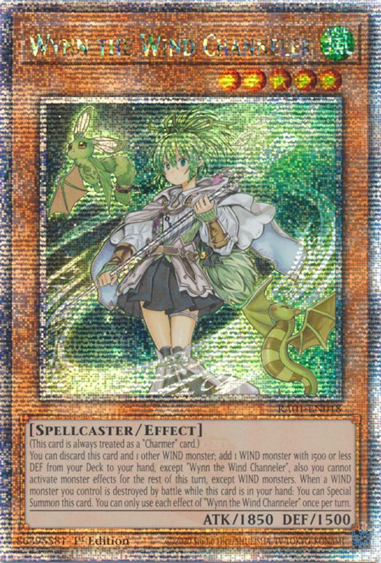 Wynn the Wind Channeler [RA01-EN018] Quarter Century Secret Rare | Gear Gaming Bentonville