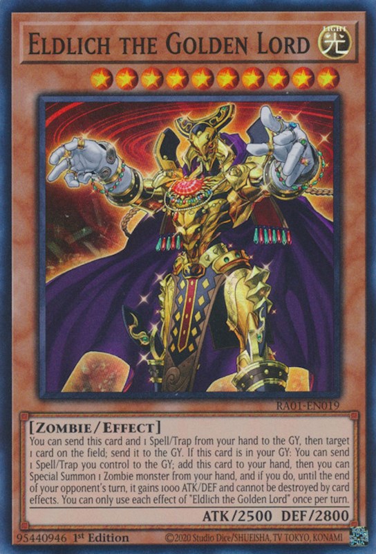 Eldlich the Golden Lord [RA01-EN019] Super Rare | Gear Gaming Bentonville