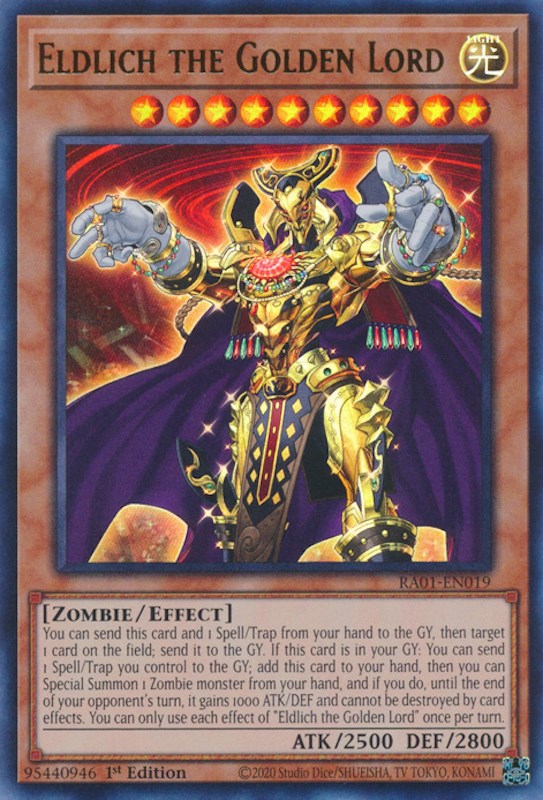 Eldlich the Golden Lord [RA01-EN019] Ultra Rare | Gear Gaming Bentonville