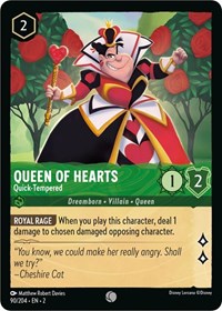 Queen of Hearts - Quick-Tempered (90/204) [Rise of the Floodborn] | Gear Gaming Bentonville